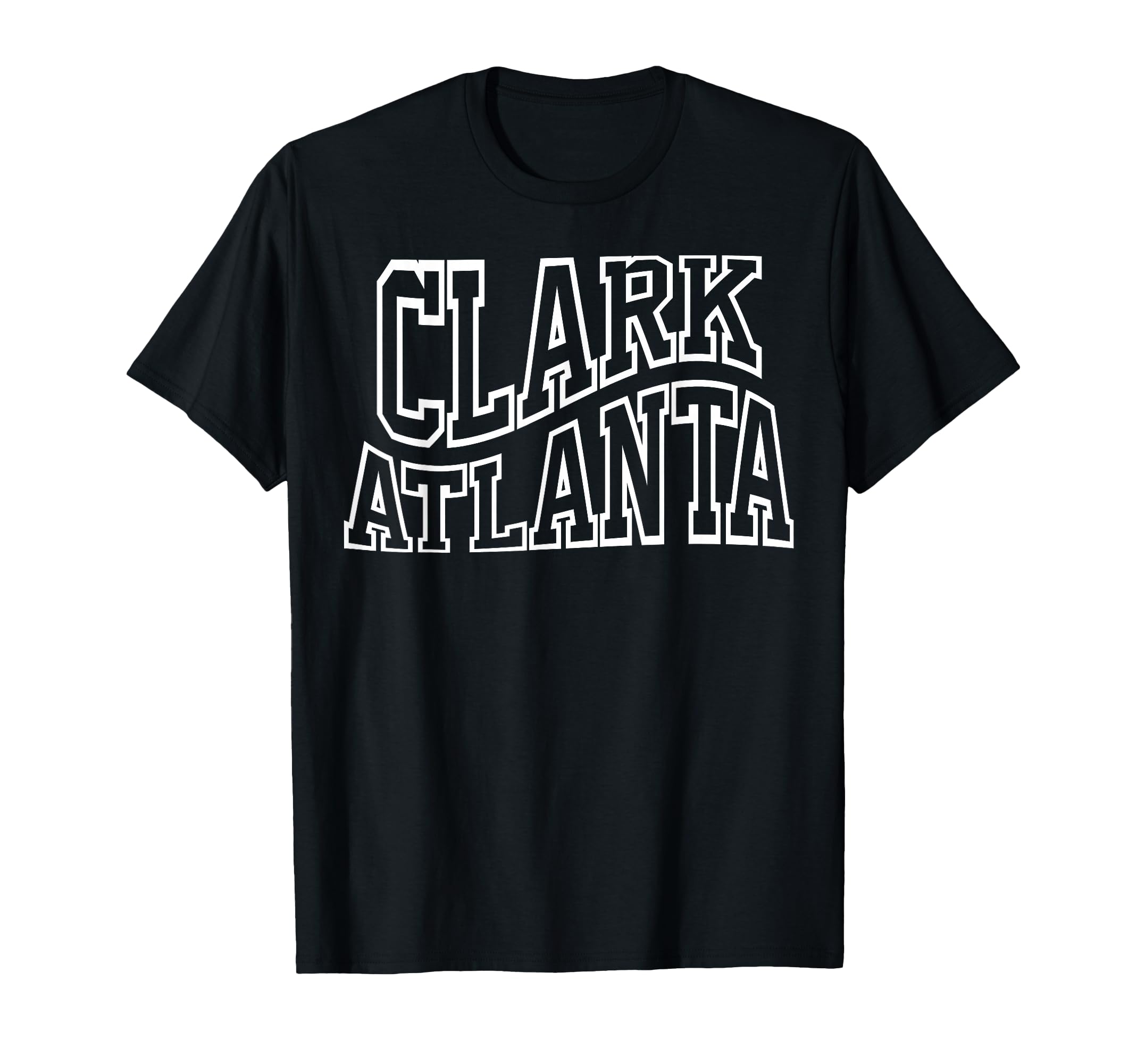 Clark Family Al State Atlanta Wave Text T-Shirt - Custom Art Print Unisex - T-Shirt, Sweatshirt, Hoodie