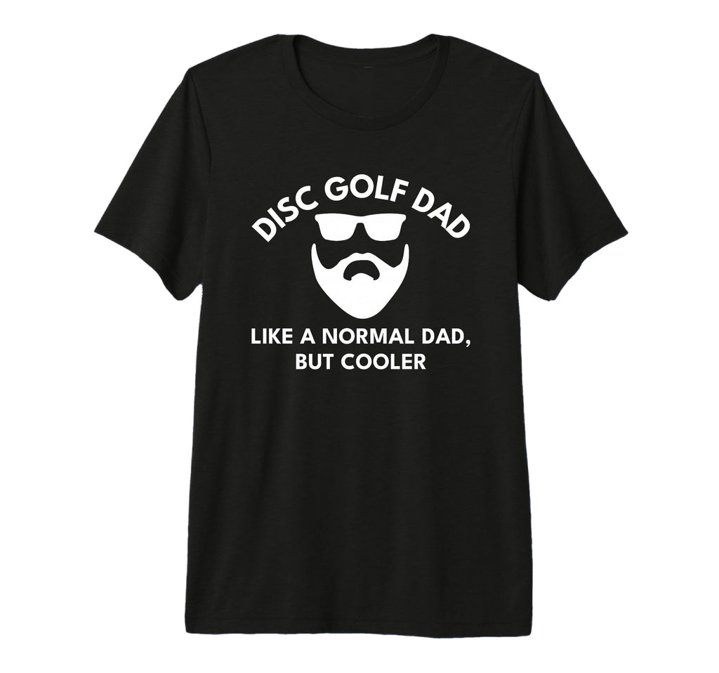 Mens Disc Golf Dad Funny Bearded Tri T-Shirt - Trendy Graphic for Adults - T-Shirt, Sweatshirt, Hoodie