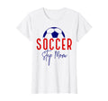 Soccer Step Mom Mother Soccer Mommy T-Shirt - Aesthetic Graphic Unisex - T-Shirt, Sweatshirt, Hoodie