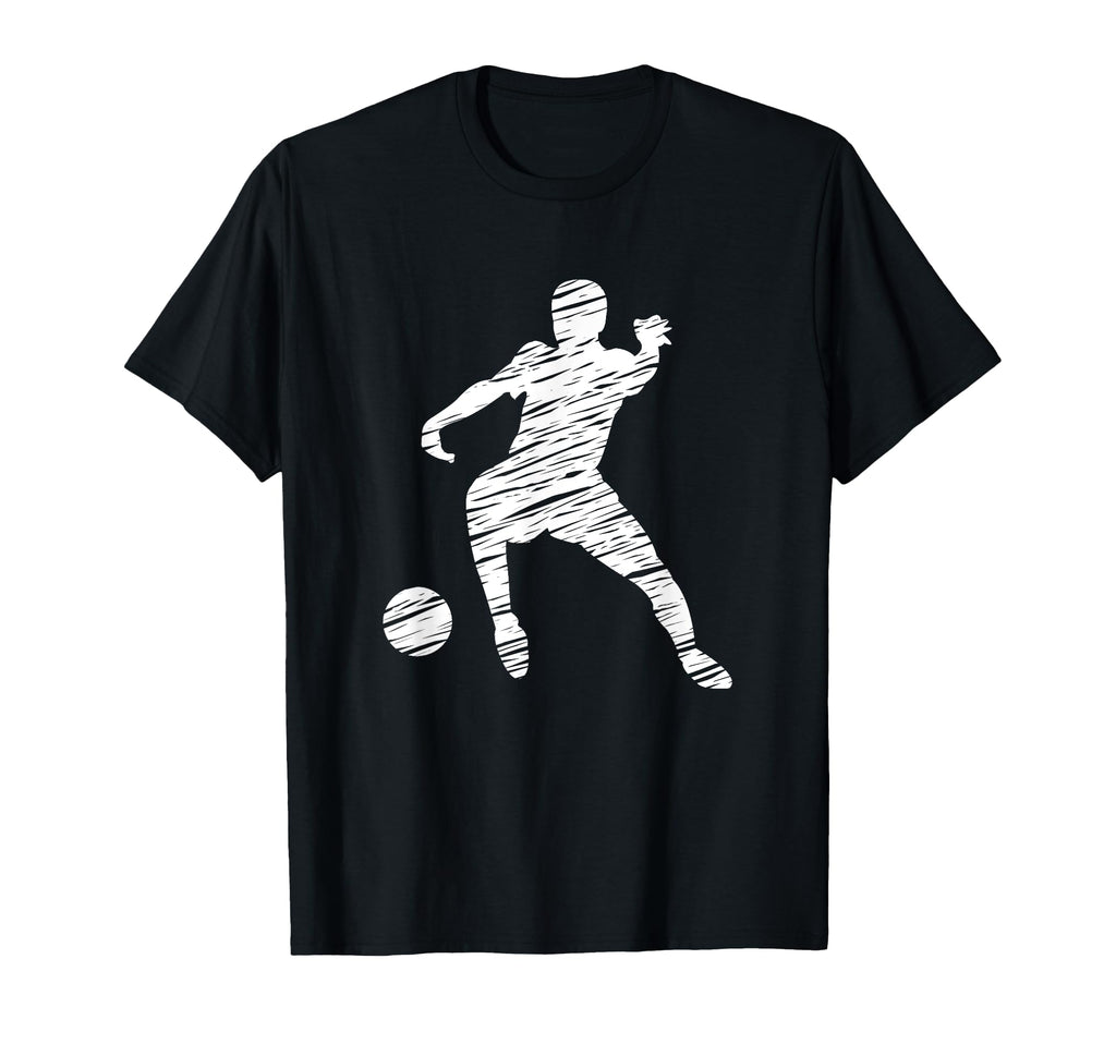 Soccer Player And Soccer Fan Motif T-Shirt - Trendy Graphic for Adults - T-Shirt, Sweatshirt, Hoodie