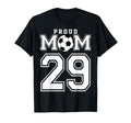 Number 29 Custom Proud Soccer Futbol T-Shirt - Unique Graphic Men Women - T-Shirt, Sweatshirt, Hoodie