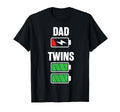 Funny Dad Fathers Day Birthday Twins T-Shirt - Custom Art Print Unisex - T-Shirt, Sweatshirt, Hoodie