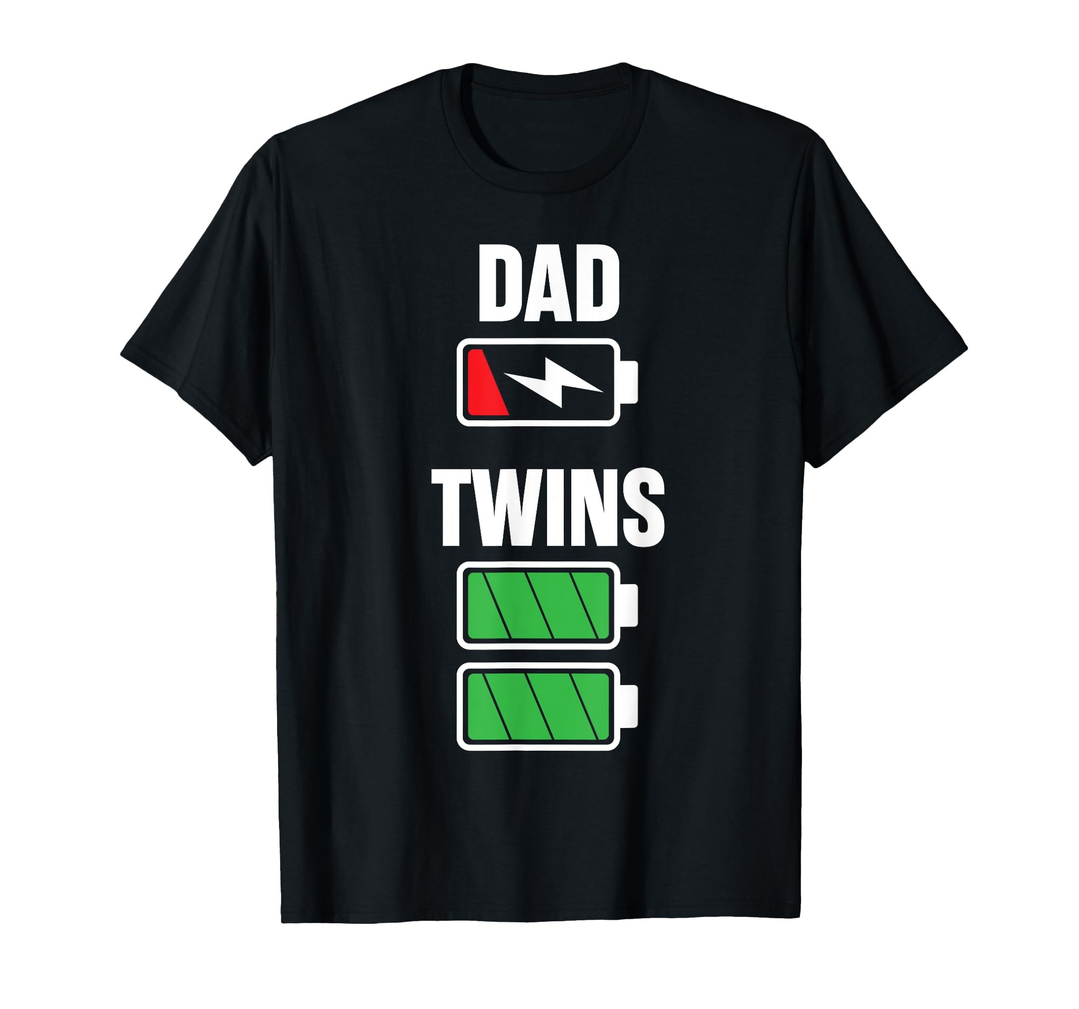 Funny Dad Fathers Day Birthday Twins T-Shirt - Custom Art Print Unisex - T-Shirt, Sweatshirt, Hoodie