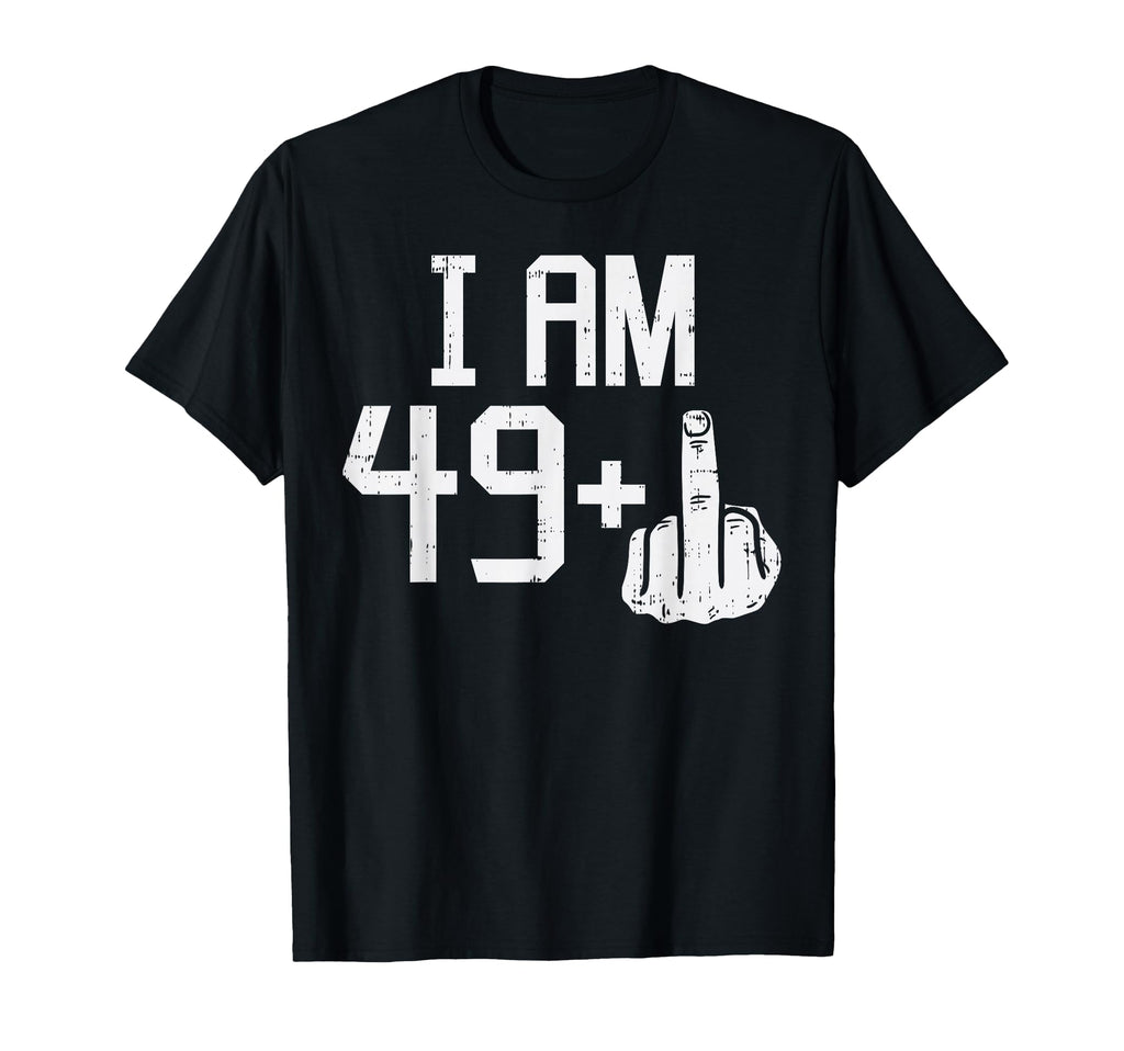 49 1 Plus Middle Finger Fifty T-Shirt - Casual Everyday Wear for Adults - T-Shirt, Sweatshirt, Hoodie