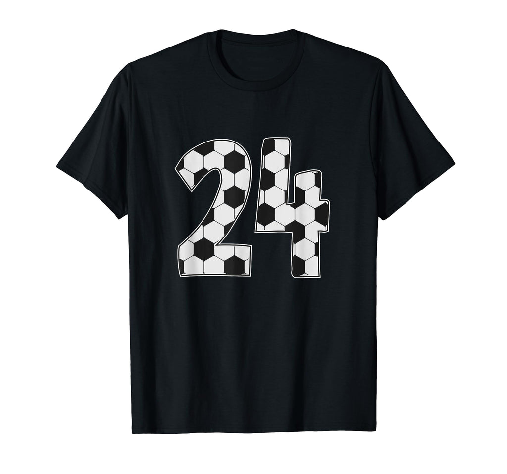 Soccer Player Number 24 Twenty Four T-Shirt - Streetwear Style Men Women - T-Shirt, Sweatshirt, Hoodie