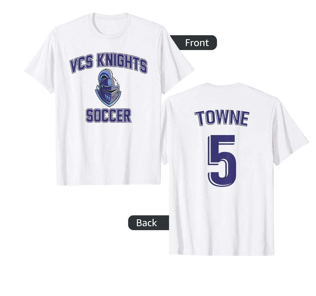 Vcs Middle School Soccer Towne T-Shirt - Streetwear Style for Adults - T-Shirt, Sweatshirt, Hoodie