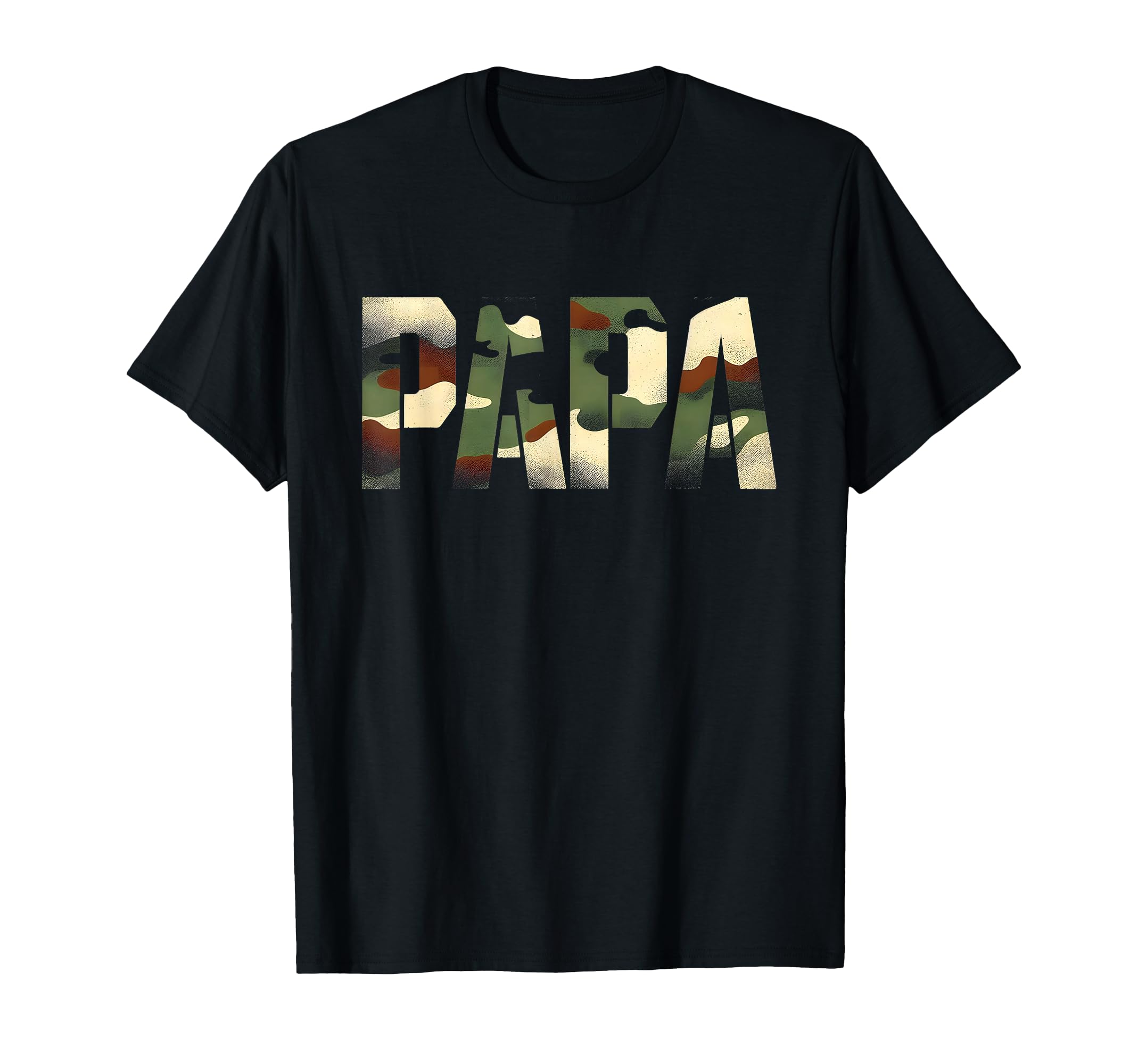 Mens Papa Camouflage Patriotic T-Shirt - Streetwear Style for Adults - T-Shirt, Sweatshirt, Hoodie