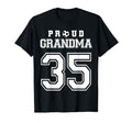 Number 35 Custom Proud Soccer Futbol T-Shirt - Aesthetic Graphic Men Women - T-Shirt, Sweatshirt, Hoodie