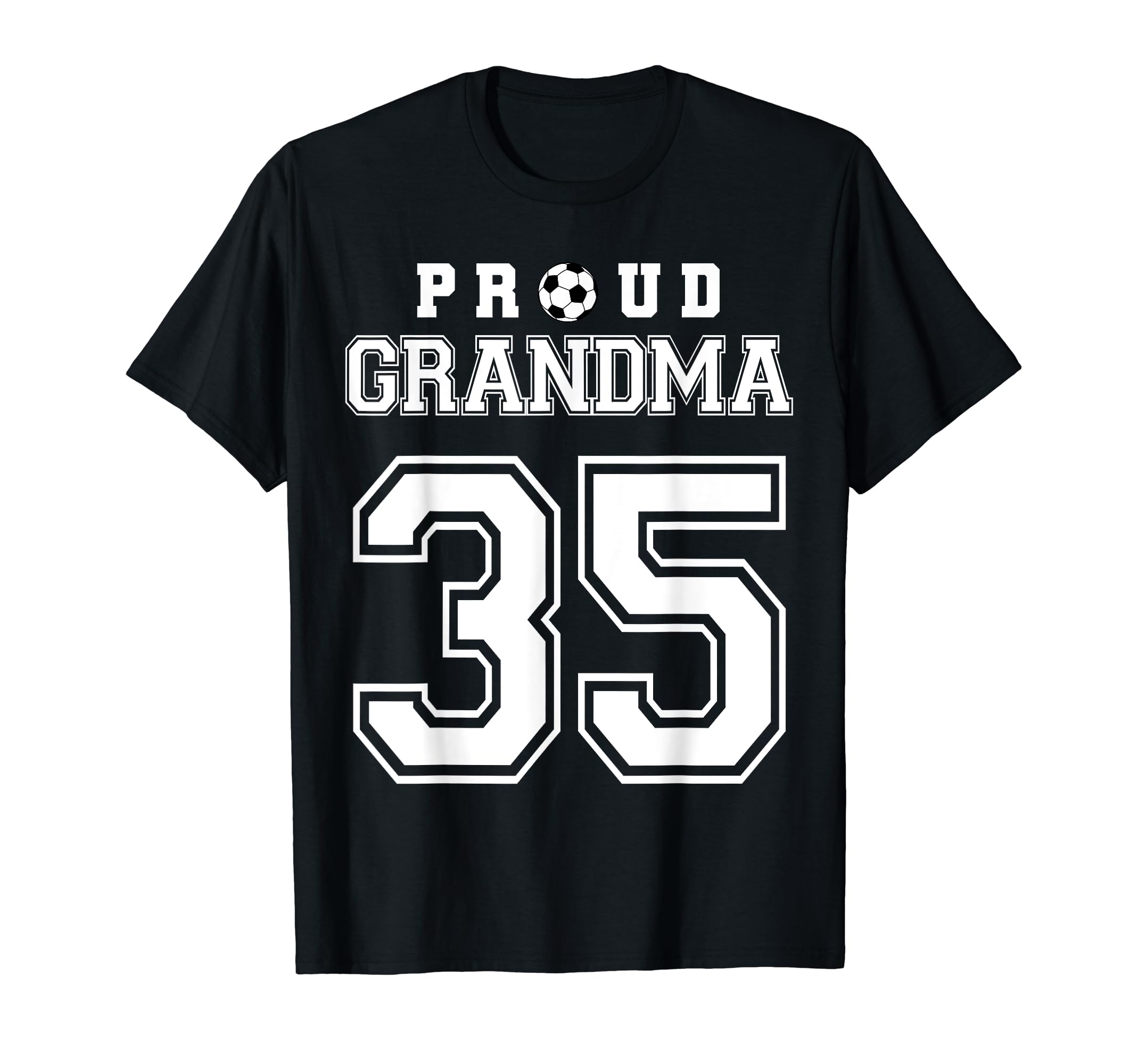 Number 35 Custom Proud Soccer Futbol T-Shirt - Aesthetic Graphic Men Women - T-Shirt, Sweatshirt, Hoodie