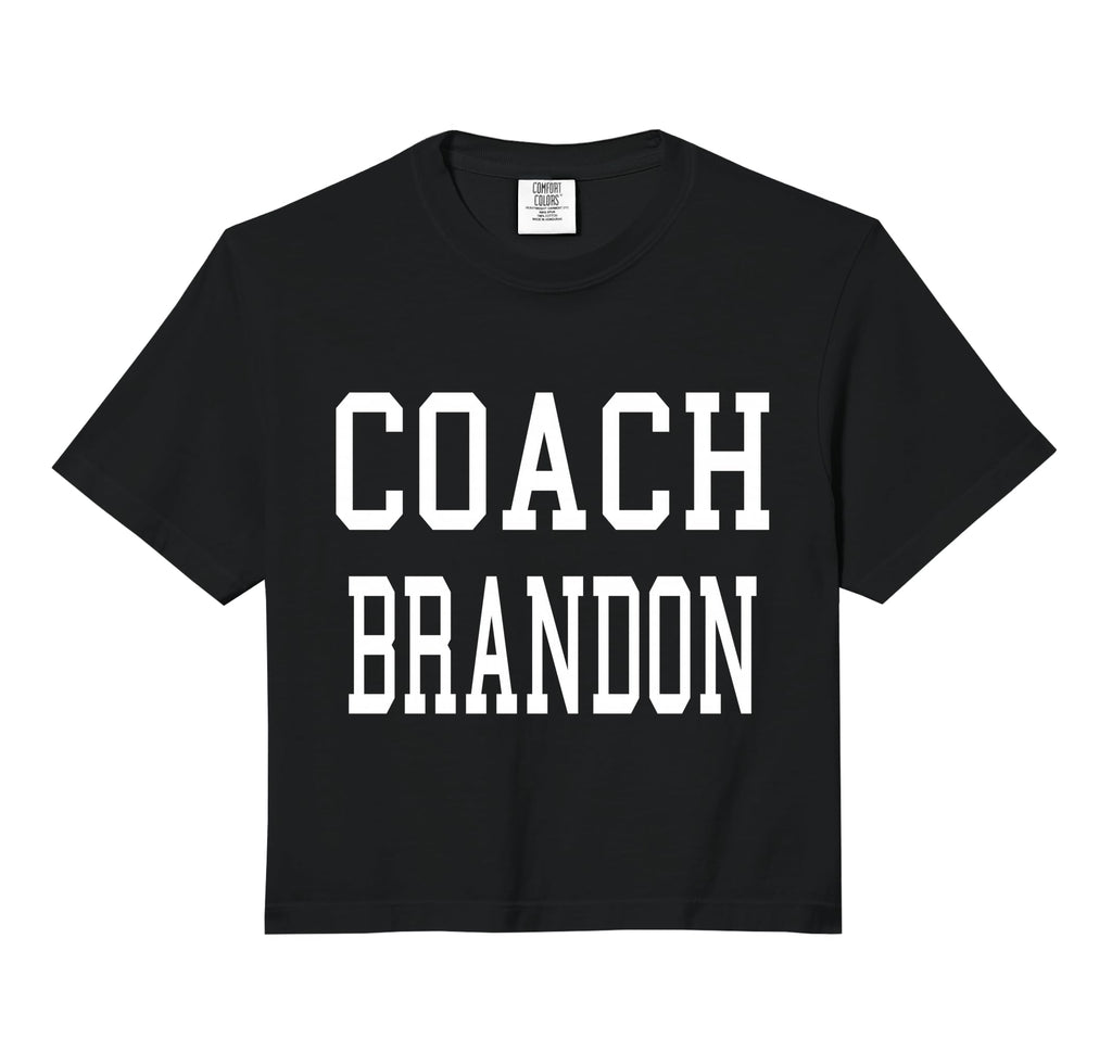 Coach Brandon Custom Football Soccer Hoodie - Fun Novelty Design Men Women - T-Shirt, Sweatshirt, Hoodie