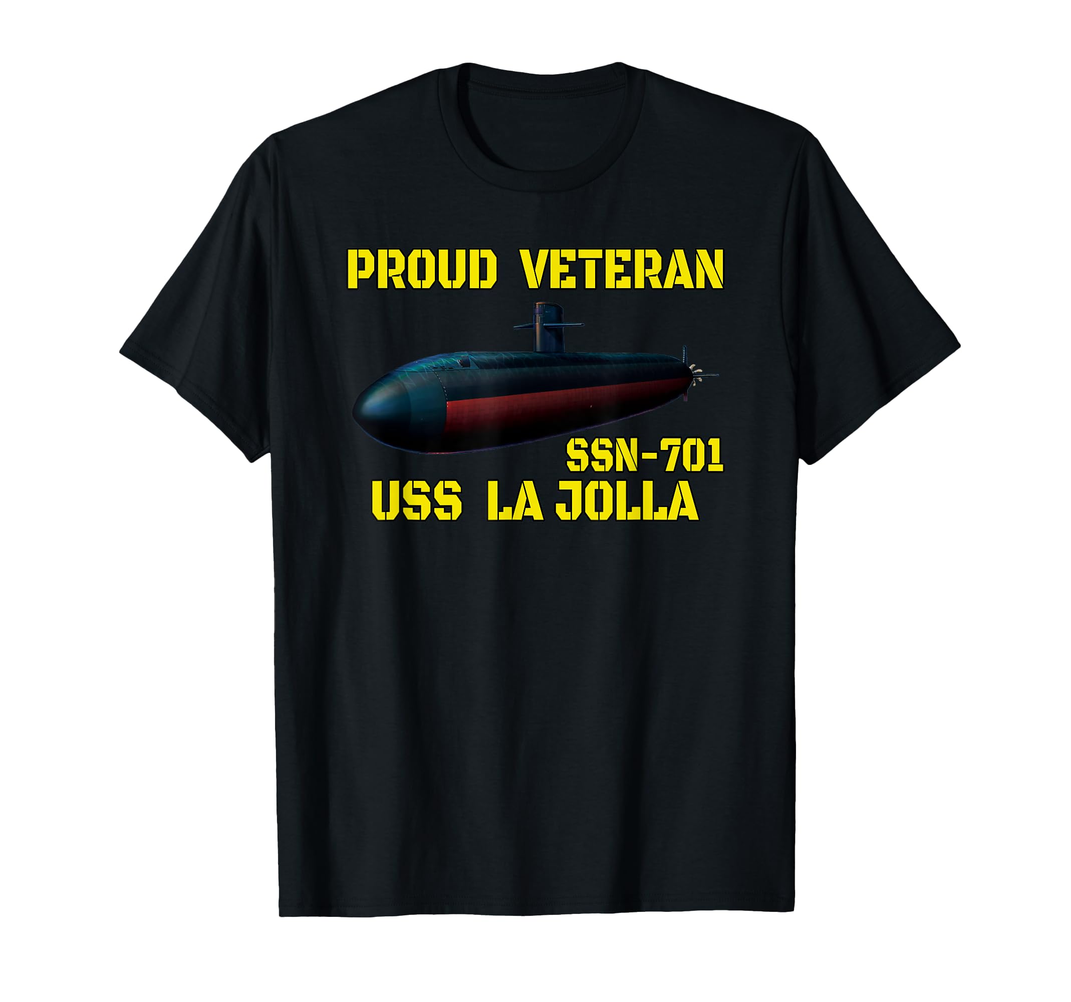 Uss La Jolla Ssn 701 Submarine T-Shirt - Unique Graphic for Adults - T-Shirt, Sweatshirt, Hoodie