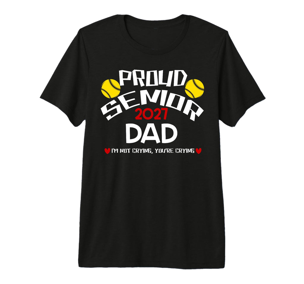 Proud Senior Dad 2027 Tennis Family T-Shirt - Minimalist Print Unisex - T-Shirt, Sweatshirt, Hoodie
