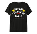 Proud Senior Dad 2027 Tennis Family T-Shirt - Minimalist Print Unisex - T-Shirt, Sweatshirt, Hoodie