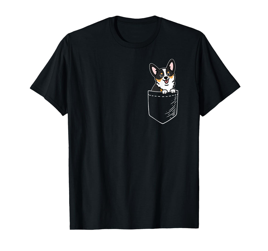 Funny Kawaii Pocket Welsh Pembrok T-Shirt - Fun Novelty Design Unisex - T-Shirt, Sweatshirt, Hoodie