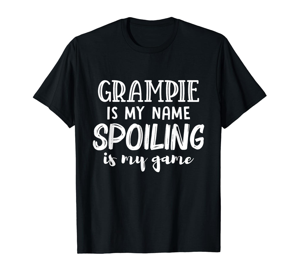 Grampie Is My Name Spoiling Is My Game T-Shirt - Trendy Graphic for Adults - T-Shirt, Sweatshirt, Hoodie