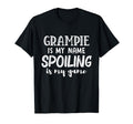 Grampie Is My Name Spoiling Is My Game T-Shirt - Trendy Graphic for Adults - T-Shirt, Sweatshirt, Hoodie