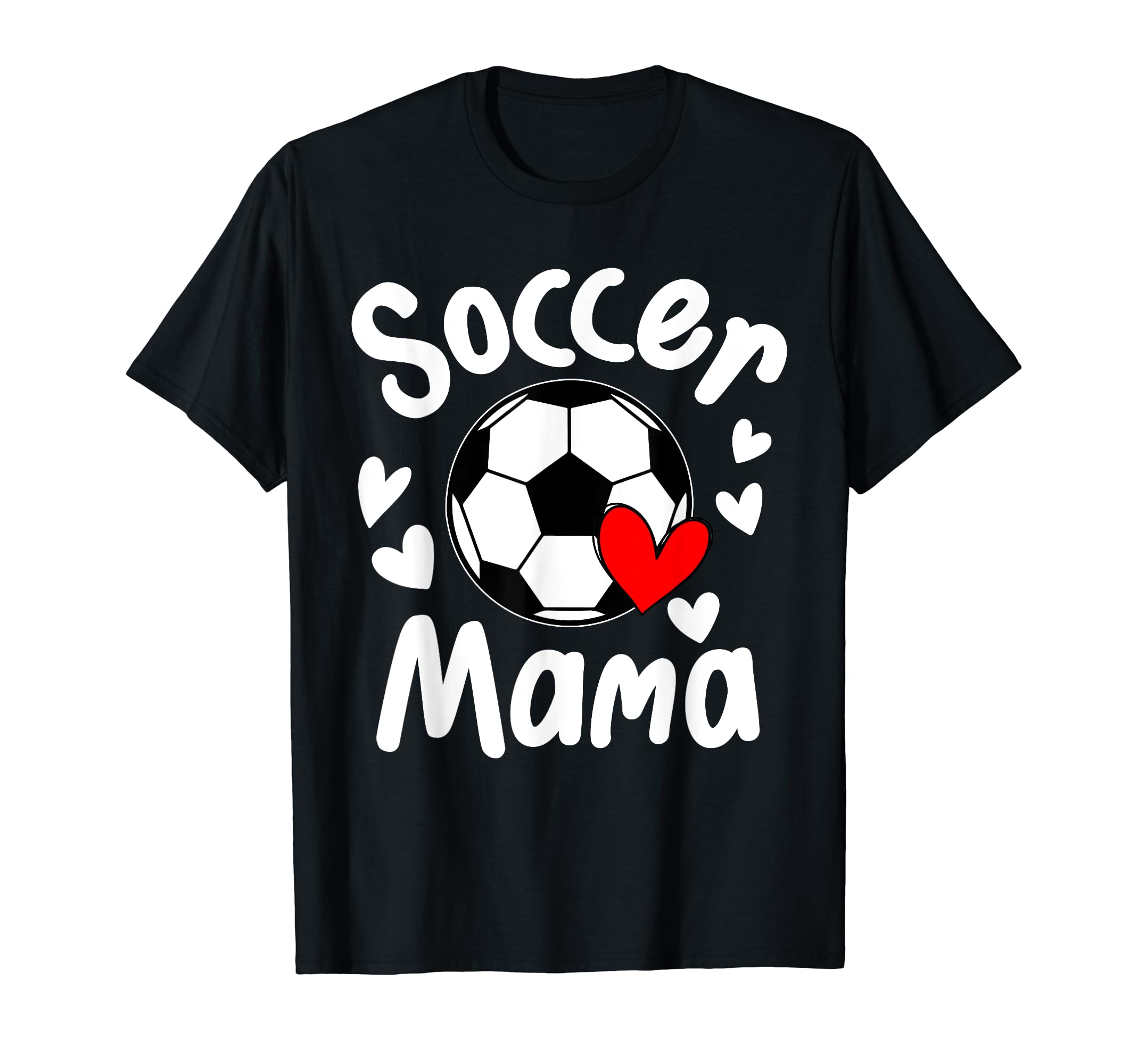 Soccer Mama Matching Daughter Heart T-Shirt - Custom Art Print Unisex - T-Shirt, Sweatshirt, Hoodie