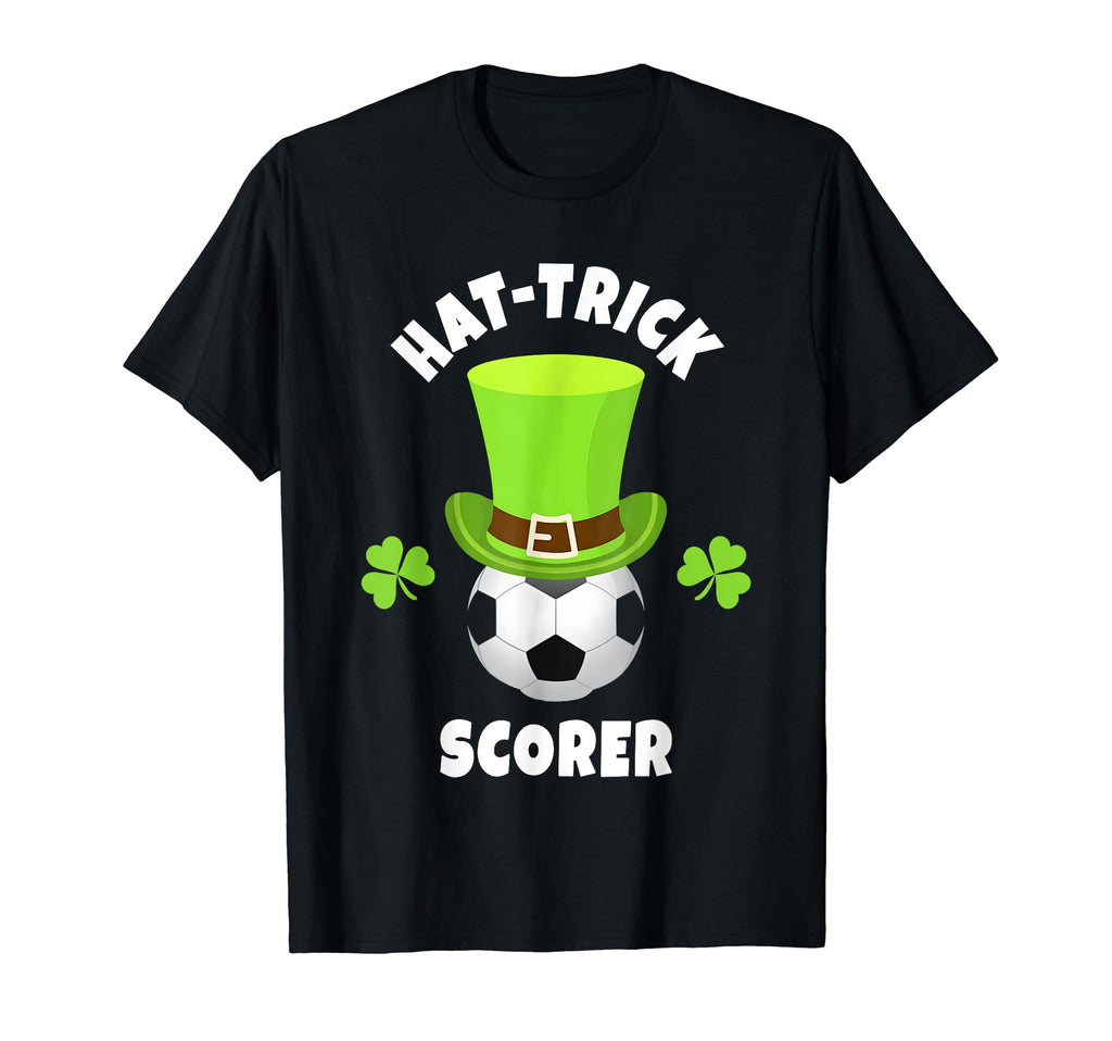Soccer Team Striker St Patricks Day T-Shirt - Fun Novelty Design Men Women - T-Shirt, Sweatshirt, Hoodie