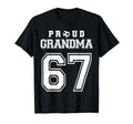 Number 67 Custom Proud Soccer Futbol T-Shirt - Graphic Print Unisex - T-Shirt, Sweatshirt, Hoodie