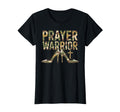 Prayer Warrior Christian Black T-Shirt - Minimalist Print Unisex - T-Shirt, Sweatshirt, Hoodie