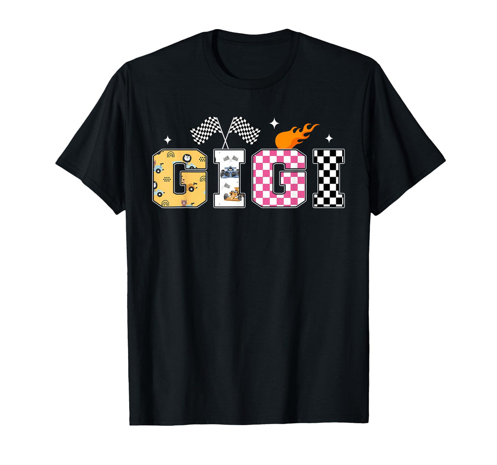 Gigi Pit Crew Racing Car Birthday T-Shirt - Unique Graphic for Adults - T-Shirt, Sweatshirt, Hoodie