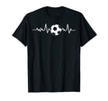 Soccer Fans Soccer Players Heartbeat T-Shirt - Unique Graphic Unisex - T-Shirt, Sweatshirt, Hoodie