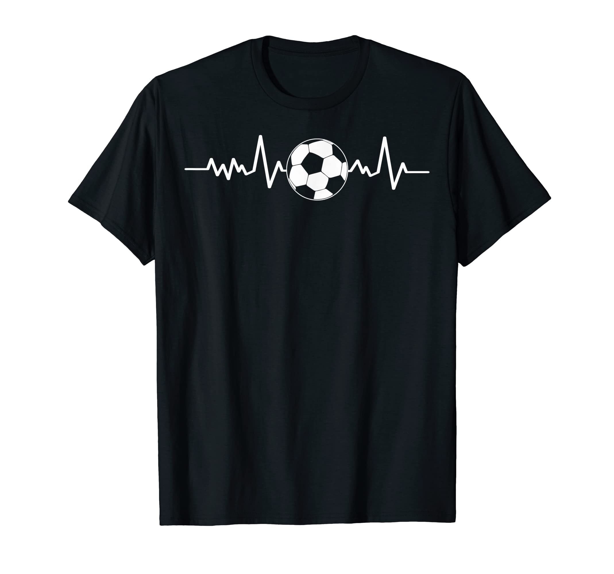 Soccer Fans Soccer Players Heartbeat T-Shirt - Unique Graphic Unisex - T-Shirt, Sweatshirt, Hoodie
