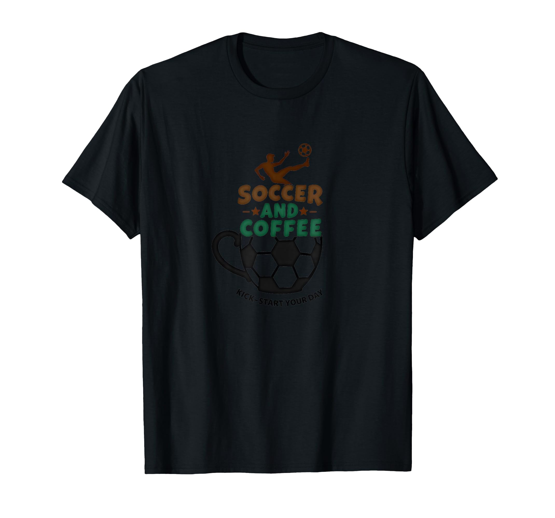 Soccer Mom Soccer And Coffee Kick Sweatshirt - Novelty Apparel for Adults - T-Shirt, Sweatshirt, Hoodie