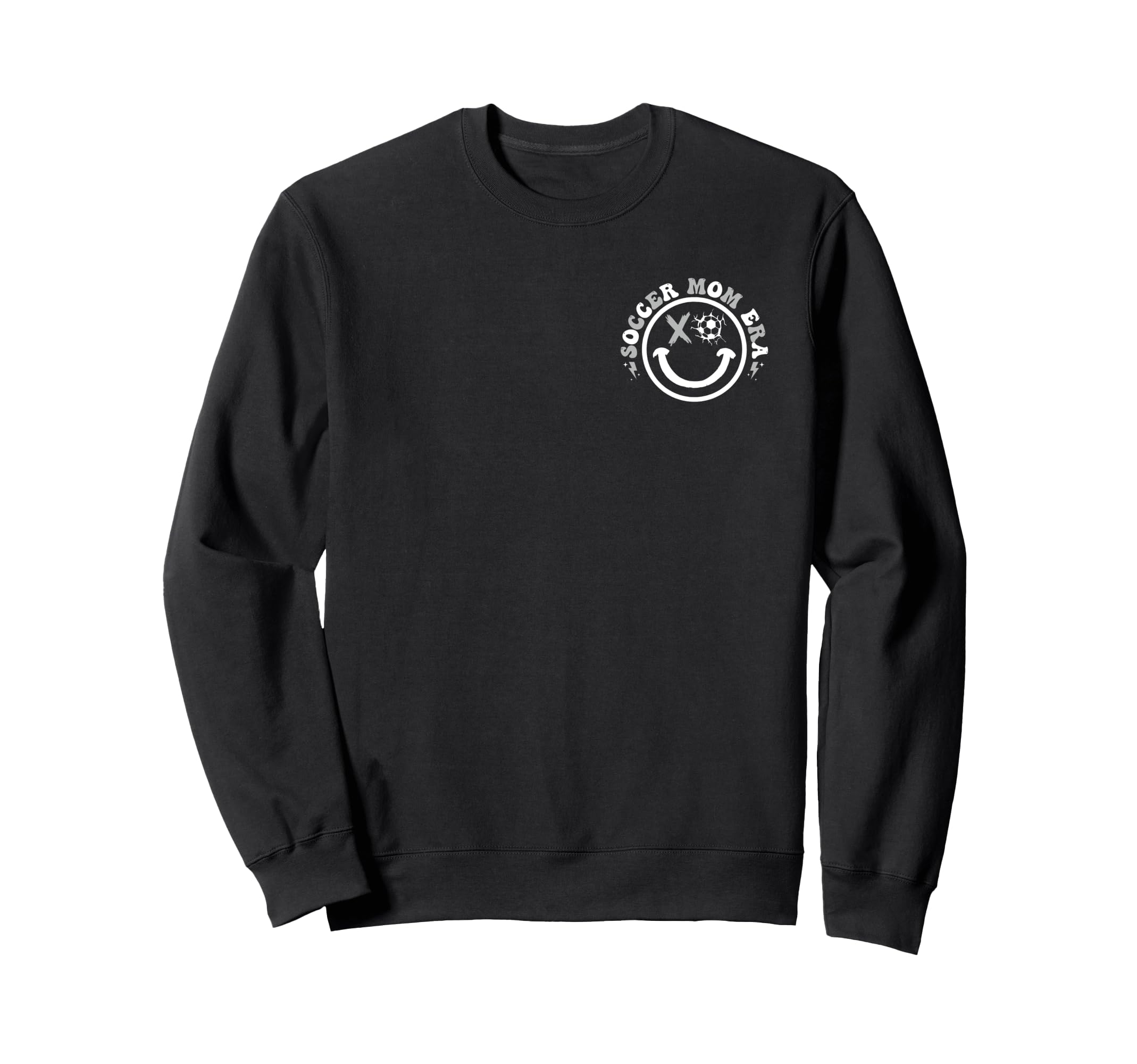My Soccer Mom Era Groovy Funny 2 Sides Sweatshirt - Graphic Print Men Women - T-Shirt, Sweatshirt, Hoodie