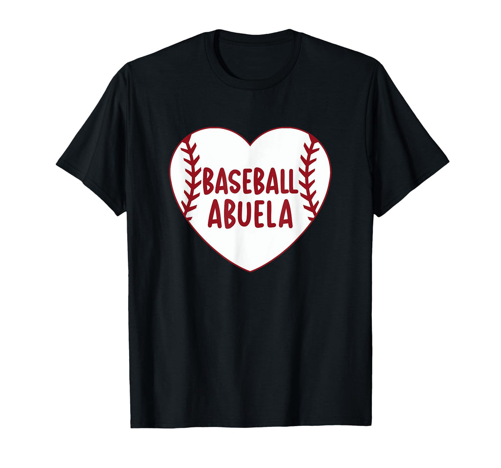 Baseball Abuela Heart Baseball Grandma T-Shirt - Trendy Graphic Unisex - T-Shirt, Sweatshirt, Hoodie