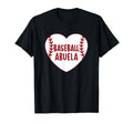 Baseball Abuela Heart Baseball Grandma T-Shirt - Trendy Graphic Unisex - T-Shirt, Sweatshirt, Hoodie