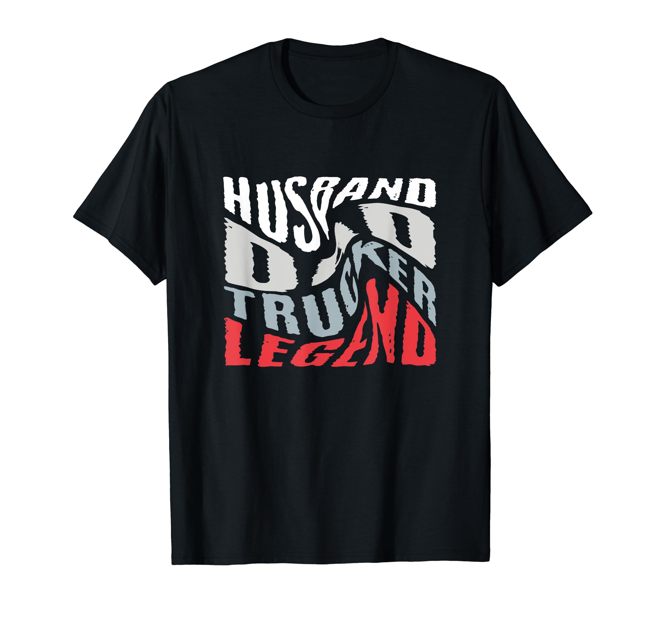 Husband Dad Trucker Legend T-Shirt - Aesthetic Graphic Men Women - T-Shirt, Sweatshirt, Hoodie