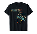 Matching Video Gamers Couple Player 1 T-Shirt - Trendy Graphic Men Women - T-Shirt, Sweatshirt, Hoodie