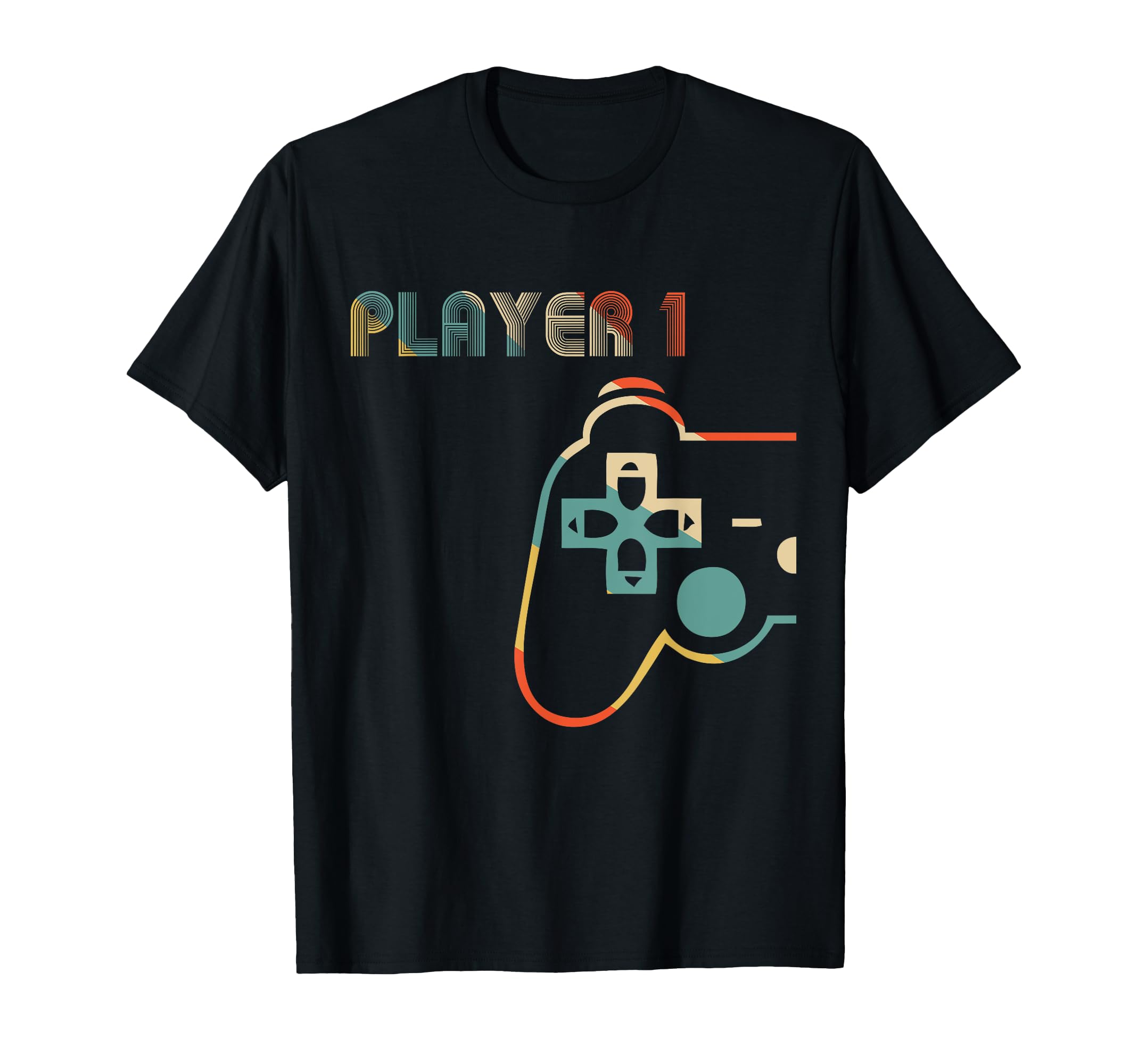 Matching Video Gamers Couple Player 1 T-Shirt - Trendy Graphic Men Women - T-Shirt, Sweatshirt, Hoodie