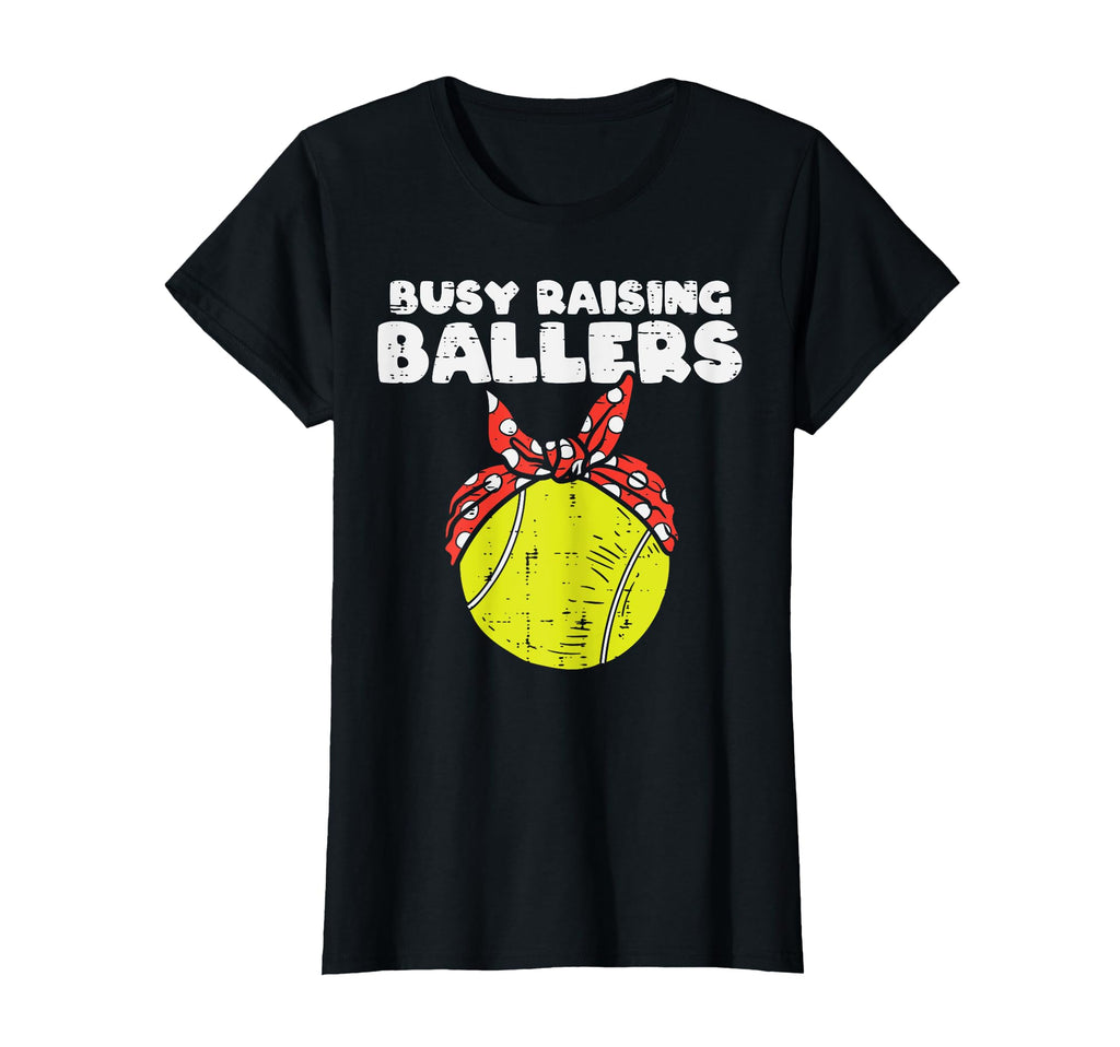 Busy Raising Ballers Tennis Ball T-Shirt - Unique Graphic for Adults - T-Shirt, Sweatshirt, Hoodie
