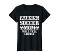 Womens Soccer Mom Will Yell Loudly T-Shirt - Fun Novelty Design Men Women - T-Shirt, Sweatshirt, Hoodie