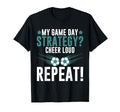 My Game Day Strategy Cheer Loud T-Shirt - Aesthetic Graphic for Adults - T-Shirt, Sweatshirt, Hoodie