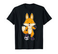 Fox Soccer Player Soccer Sports T-Shirt - Aesthetic Graphic Men Women - T-Shirt, Sweatshirt, Hoodie
