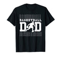 American Flag Basketball Dad Fathers T-Shirt - Minimalist Print for Adults - T-Shirt, Sweatshirt, Hoodie