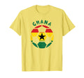Ghana Flag Soccer Ball Flag Jersey T-Shirt - Custom Art Print Men Women - T-Shirt, Sweatshirt, Hoodie