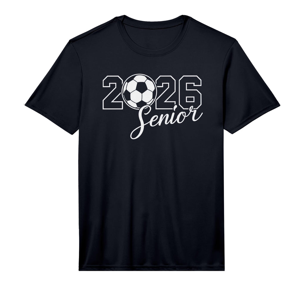 Senior 2026 Soccer Mom High School T-Shirt - Minimalist Print Unisex - T-Shirt, Sweatshirt, Hoodie