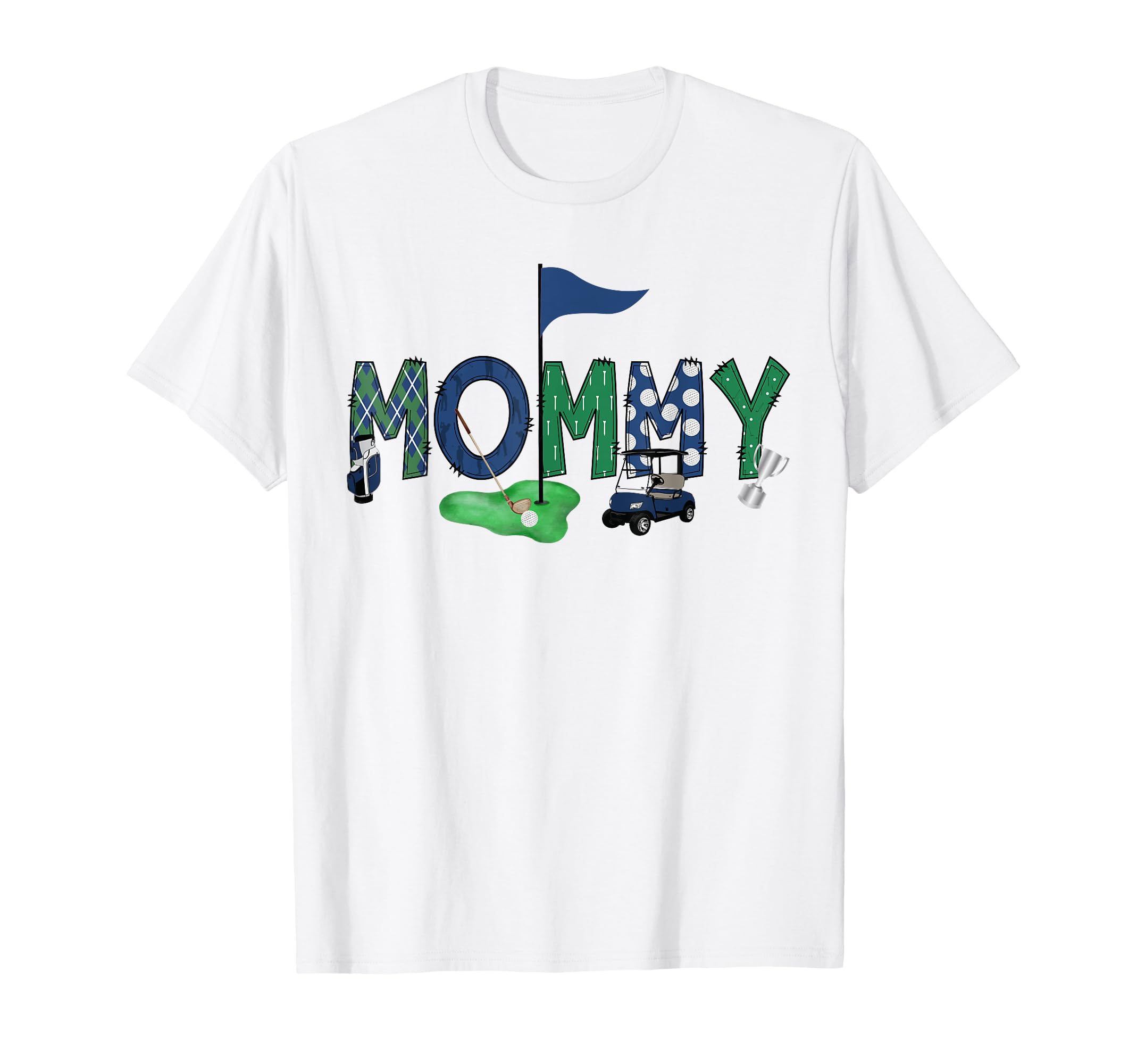 Mommy Birthday Hole One Golf Sport T-Shirt - Aesthetic Graphic Unisex - T-Shirt, Sweatshirt, Hoodie