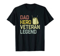 Dad Hero Veteran Legend Us Veterans T-Shirt - Novelty Apparel for Adults - T-Shirt, Sweatshirt, Hoodie