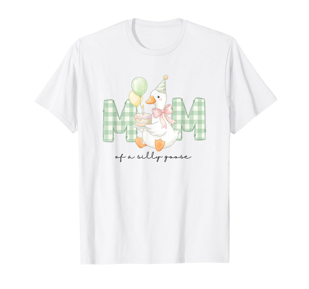 Mom Silly Goose Birthday Matching T-Shirt - Minimalist Print for Adults - T-Shirt, Sweatshirt, Hoodie