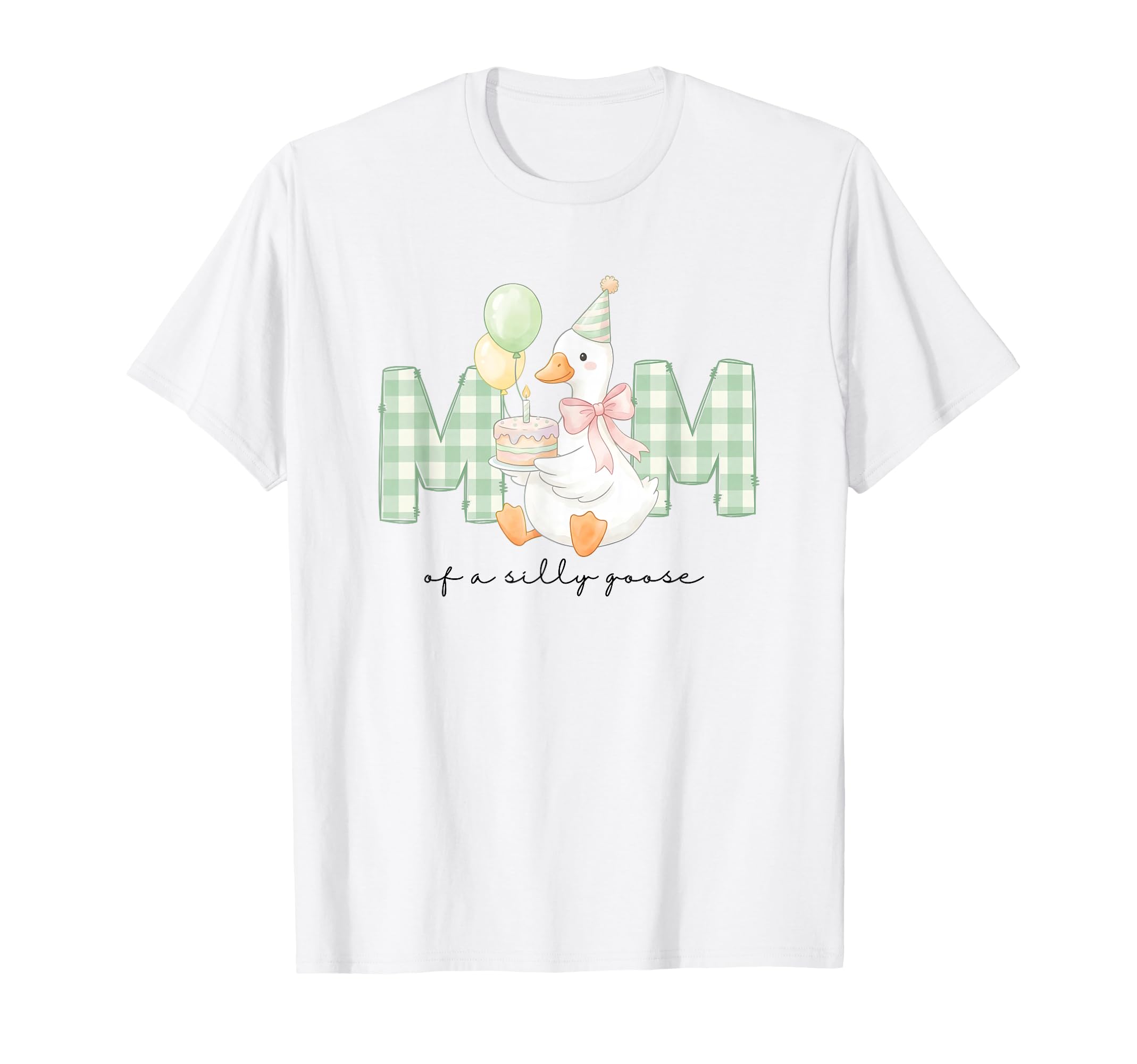 Mom Silly Goose Birthday Matching T-Shirt - Minimalist Print for Adults - T-Shirt, Sweatshirt, Hoodie