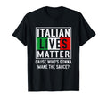 Funny Italian Lives Matter Cook T-Shirt - Aesthetic Graphic for Adults - T-Shirt, Sweatshirt, Hoodie