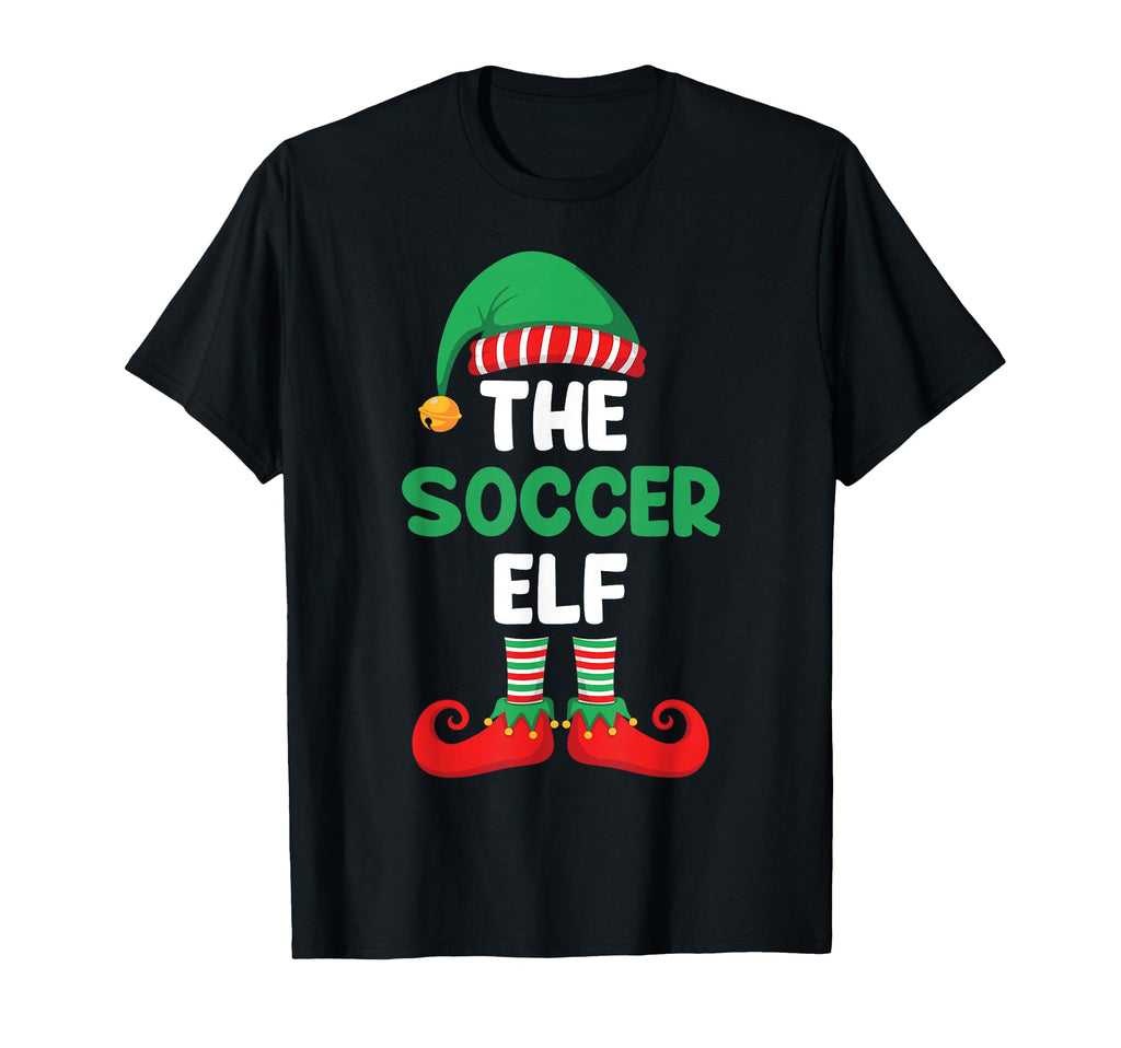 Soccer Elf Soccer Fan Mom Dad Player T-Shirt - Unique Graphic for Adults - T-Shirt, Sweatshirt, Hoodie