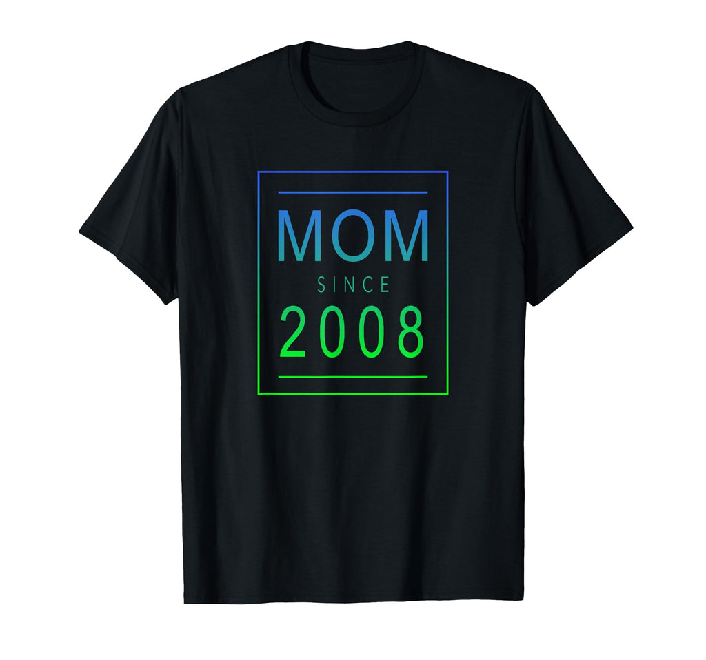 Mom Since 2008 Mothers Day Aesthetic T-Shirt - Graphic Print for Adults - T-Shirt, Sweatshirt, Hoodie