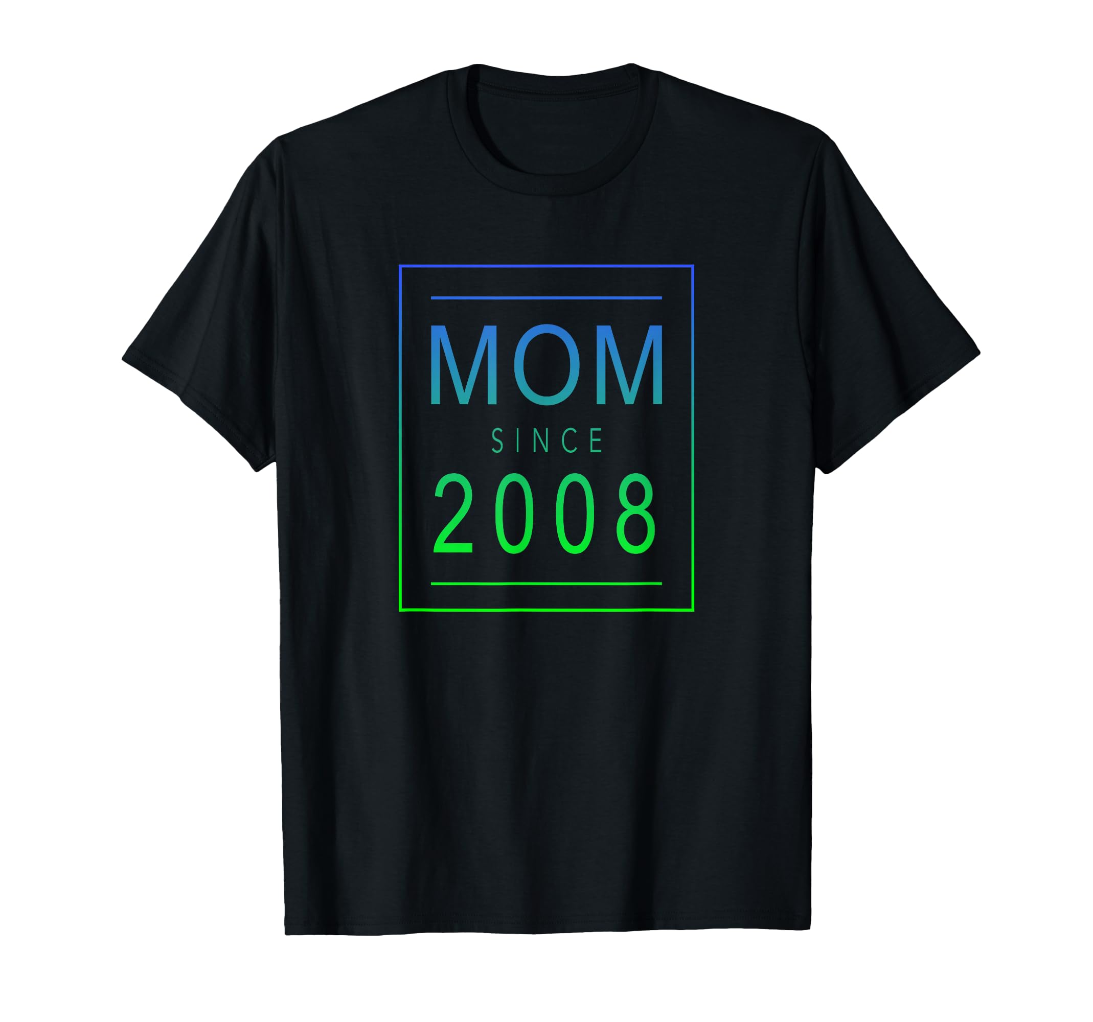 Mom Since 2008 Mothers Day Aesthetic T-Shirt - Graphic Print for Adults - T-Shirt, Sweatshirt, Hoodie