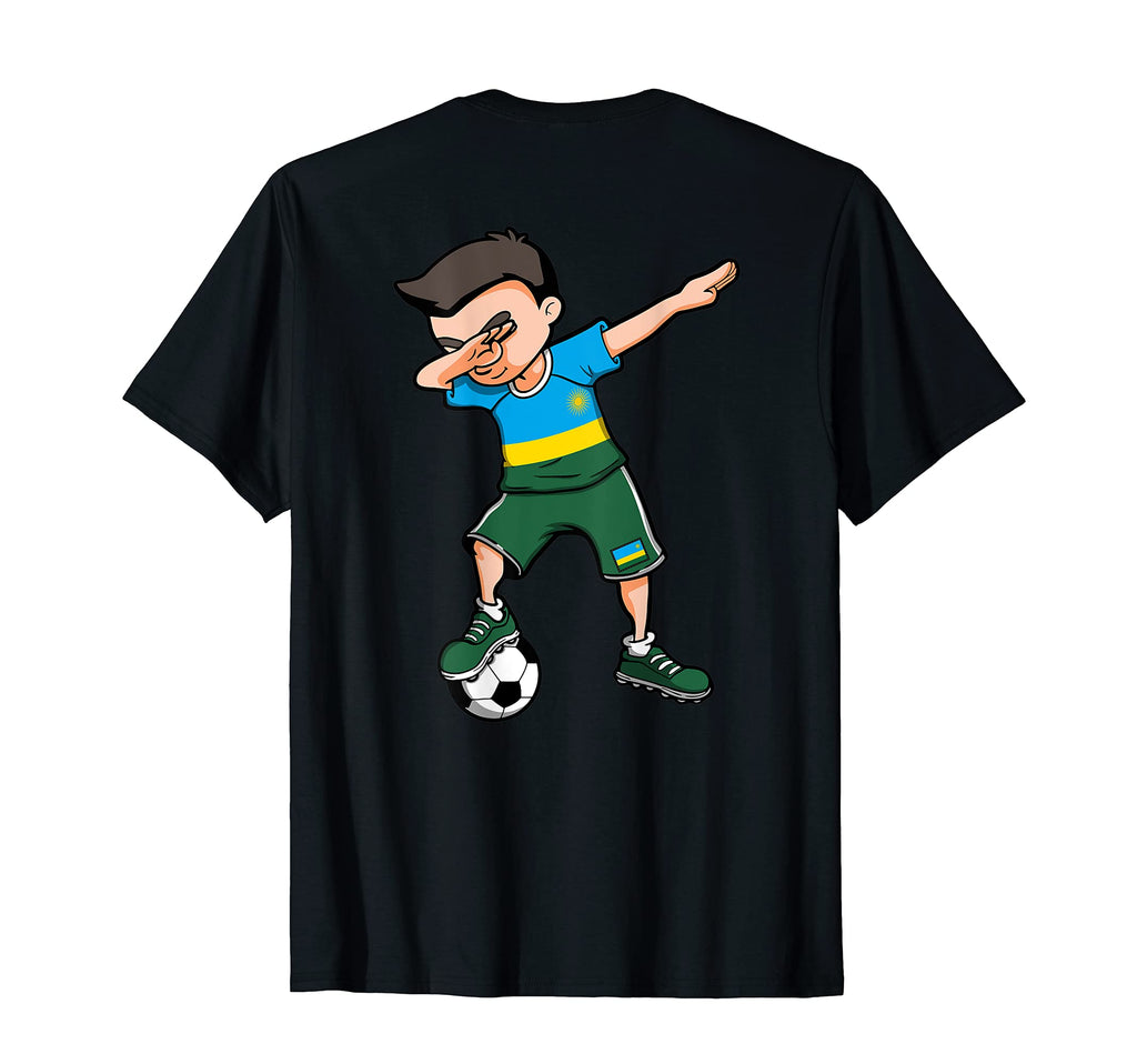 Dabbing Soccer Rwanda Jersey Rwandan T-Shirt - Trendy Graphic for Adults - T-Shirt, Sweatshirt, Hoodie